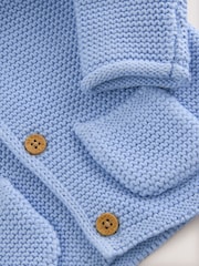 Blue Baby Knitted Hooded Cardigan (0mths-2yrs) - Image 4 of 5