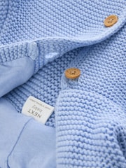 Blue Baby Knitted Hooded Cardigan (0mths-2yrs) - Image 5 of 5