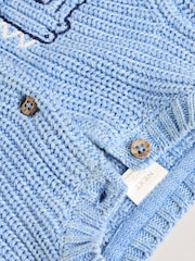 Blue Crocodile 100% Cotton Cardigan (0mths-2yrs) - Image 4 of 7