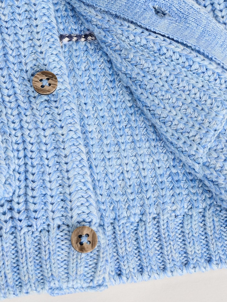 Blue Crocodile 100% Cotton Cardigan (0mths-2yrs) - Image 7 of 7