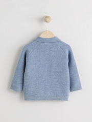 Blue Baby Zip Front Knitted Shaket Cardigan (0mths-2yrs) - Image 2 of 6