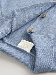 Blue Baby Zip Front Knitted Shaket Cardigan (0mths-2yrs) - Image 5 of 6