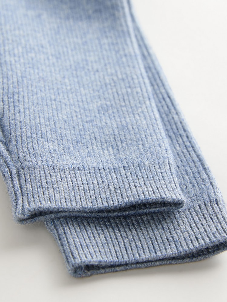 Blue Baby Zip Front Knitted Shaket Cardigan (0mths-2yrs) - Image 6 of 6