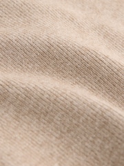 Tan Brown Baby Zip Front Knitted Shaket Cardigan (0mths-2yrs) - Image 6 of 6