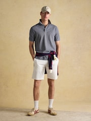 Joules Woody Grey Cotton Pique Polo Shirt - Image 5 of 8