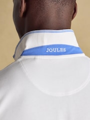 Joules Woody White Cotton Pique Polo Shirt - Image 5 of 8