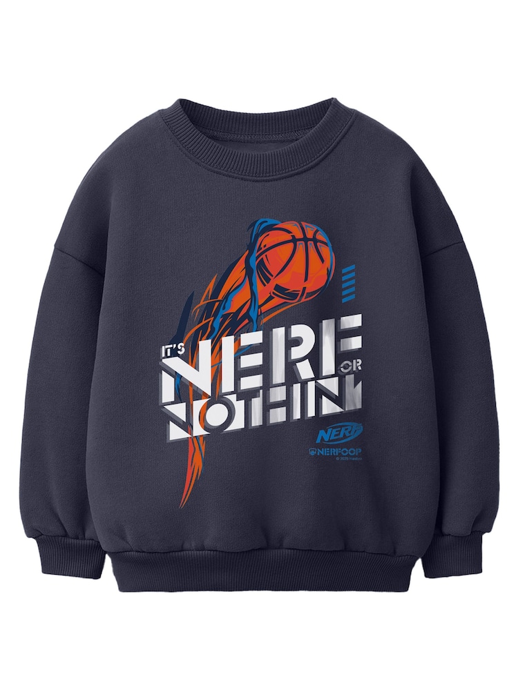 Rags & Rascals Blue Hasbro Nerf Or Nothin Sweat Top - Image 2 of 2