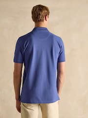 Joules Woody Dark Blue Cotton Pique Polo Shirt - Image 2 of 8