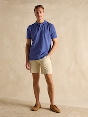Joules Woody Dark Blue Cotton Pique Polo Shirt - Image 4 of 8