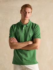 Joules Woody Bright Green Cotton Pique Polo Shirt - Image 1 of 8