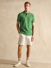 Joules Woody Bright Green Cotton Pique Polo Shirt - Image 4 of 8