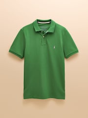 Joules Woody Bright Green Cotton Pique Polo Shirt - Image 8 of 8