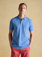 Joules Woody Light Blue Cotton Pique Polo Shirt - Image 2 of 9