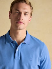 Joules Woody Light Blue Cotton Pique Polo Shirt - Image 5 of 9