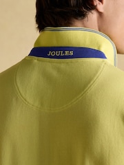 Joules Woody Yellow Cotton Pique Polo Shirt - Image 7 of 9