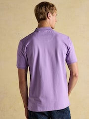 Joules Woody Purple Cotton Pique Polo Shirt - Image 2 of 9