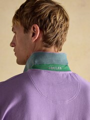 Joules Woody Purple Cotton Pique Polo Shirt - Image 7 of 9