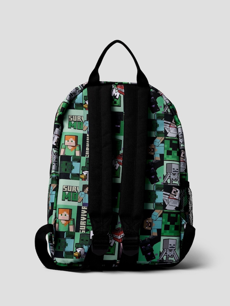 Name It Black Minecraft Backpack - Image 2 of 2 Name It Black Minecraft Backpack - Image 2 of 2