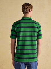 Grün gestreift - Joules Woody Polo-Shirt aus Baumwoll-Piqué - Bild 2 von 8