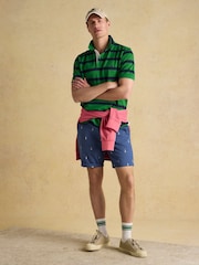 Grün gestreift - Joules Woody Polo-Shirt aus Baumwoll-Piqué - Bild 5 von 8