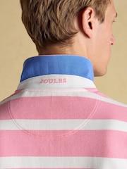 Rosa gestreift - Joules Woody Polo-Shirt aus Baumwoll-Piqué - Bild 7 von 9