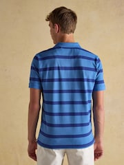 Gestreift, Blau - Joules Woody Polo-Shirt aus Baumwoll-Piqué - Bild 2 von 7