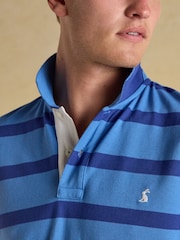Gestreift, Blau - Joules Woody Polo-Shirt aus Baumwoll-Piqué - Bild 4 von 7