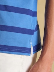 Gestreift, Blau - Joules Woody Polo-Shirt aus Baumwoll-Piqué - Bild 6 von 7