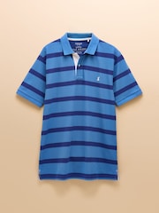 Gestreift, Blau - Joules Woody Polo-Shirt aus Baumwoll-Piqué - Bild 7 von 7