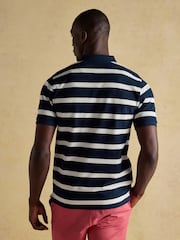 Joules Woody Navy/White Cotton Pique Polo Shirt - Image 2 of 9