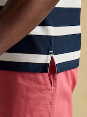 Joules Woody Navy/White Cotton Pique Polo Shirt - Image 5 of 9
