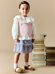 Name It White Collared Cotton Poplin Blouse - Image 1 of 5