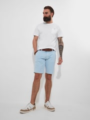 Joe Browns Blue Washed Chino Shorts - Image 1 of 5