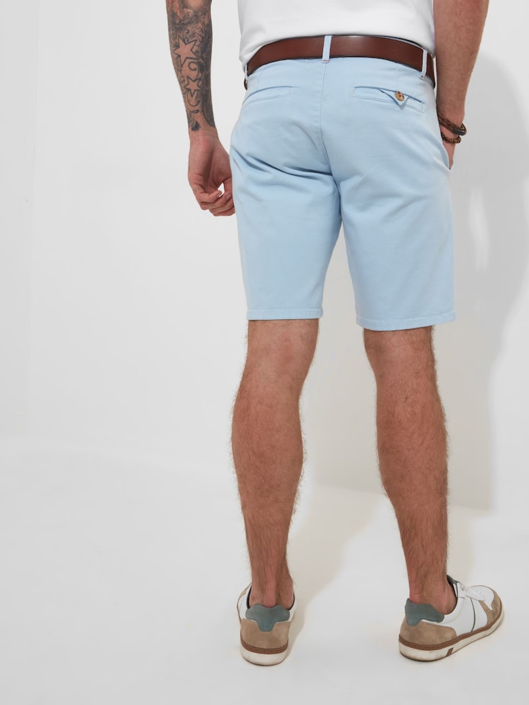 Joe Browns Blue Washed Chino Shorts - Image 2 of 5