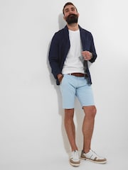 Joe Browns Blue Washed Chino Shorts - Image 3 of 5