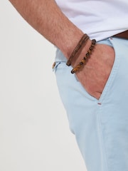 Joe Browns Blue Washed Chino Shorts - Image 4 of 5