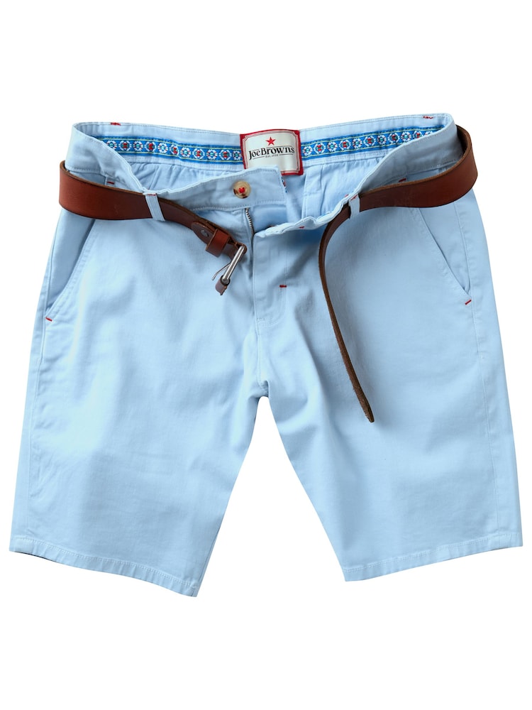 Joe Browns Blue Washed Chino Shorts - Image 5 of 5