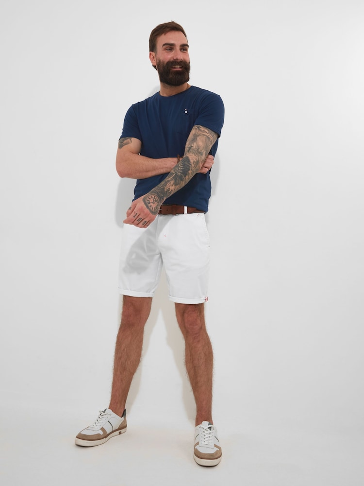 Joe Browns White Washed Chino Shorts - Image 1 of 5