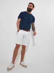 Joe Browns White Washed Chino Shorts - Image 2 of 5