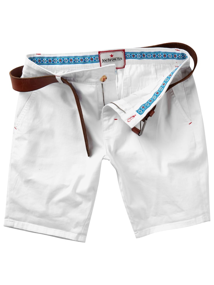 Joe Browns White Washed Chino Shorts - Image 5 of 5