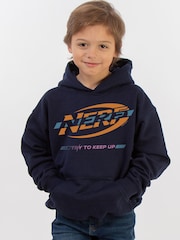 Rags & Rascals Blue Hasbro Nerf Try To Keep You Up Hoodie - Image 1 of 3