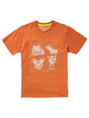 Joe Browns Brown 100% Cotton Engine Blueprint Graphic Crew Neck Short Sleeve T-Shirt - Image 5 of 5