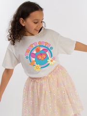 Rags & Rascals White Hasbro Furby Cute T-Shirt - Image 1 of 2