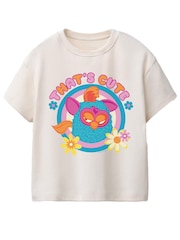 Rags & Rascals White Hasbro Furby Cute T-Shirt - Image 2 of 2