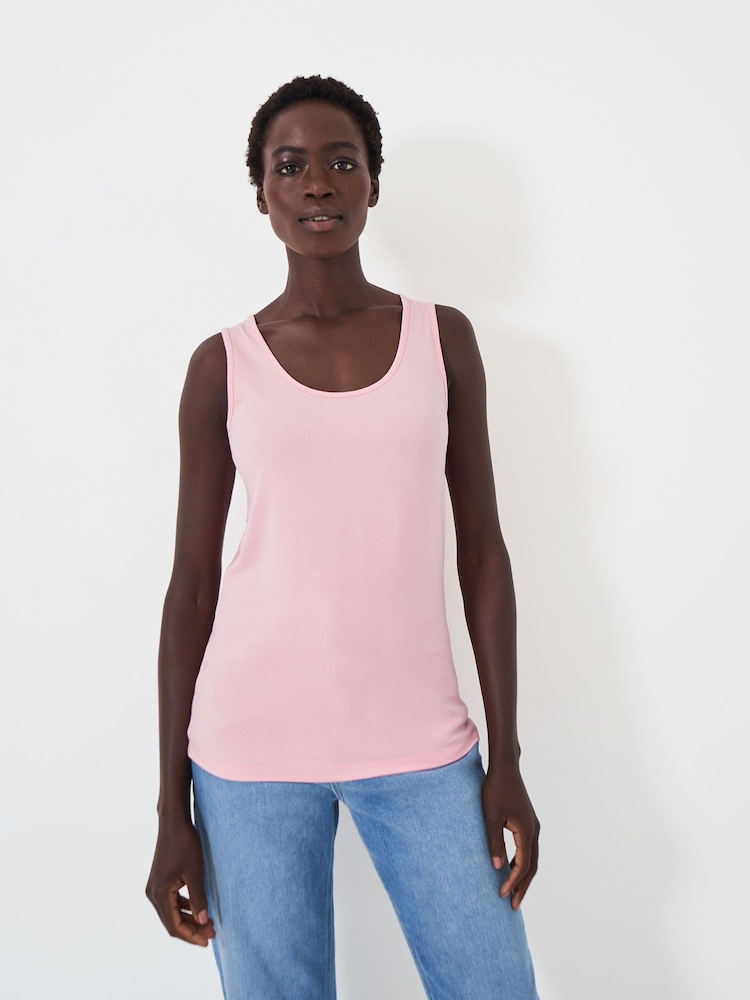 Crew Clothing Pink Classic Vest - Image 1 of 5