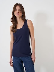 Crew Clothing Blue Classic Vest - Image 1 of 5