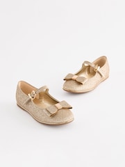 Baker by Ted Baker Girls Occasion Bow Mary Jane Shoes - Image 1 of 6