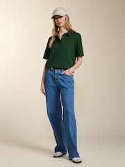Baukjen Green Margaret Regenerative Cotton Polo Shirt - Image 4 of 4
