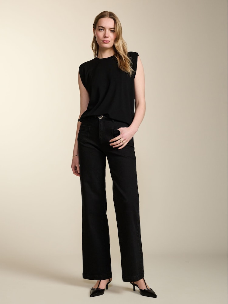 Baukjen Alessia Black Top with Lenzing™ Ecovero™ - Image 3 of 3