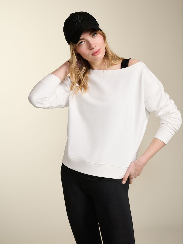 Baukjen Sierra Organic White Sweatshirt - Image 1 of 4
